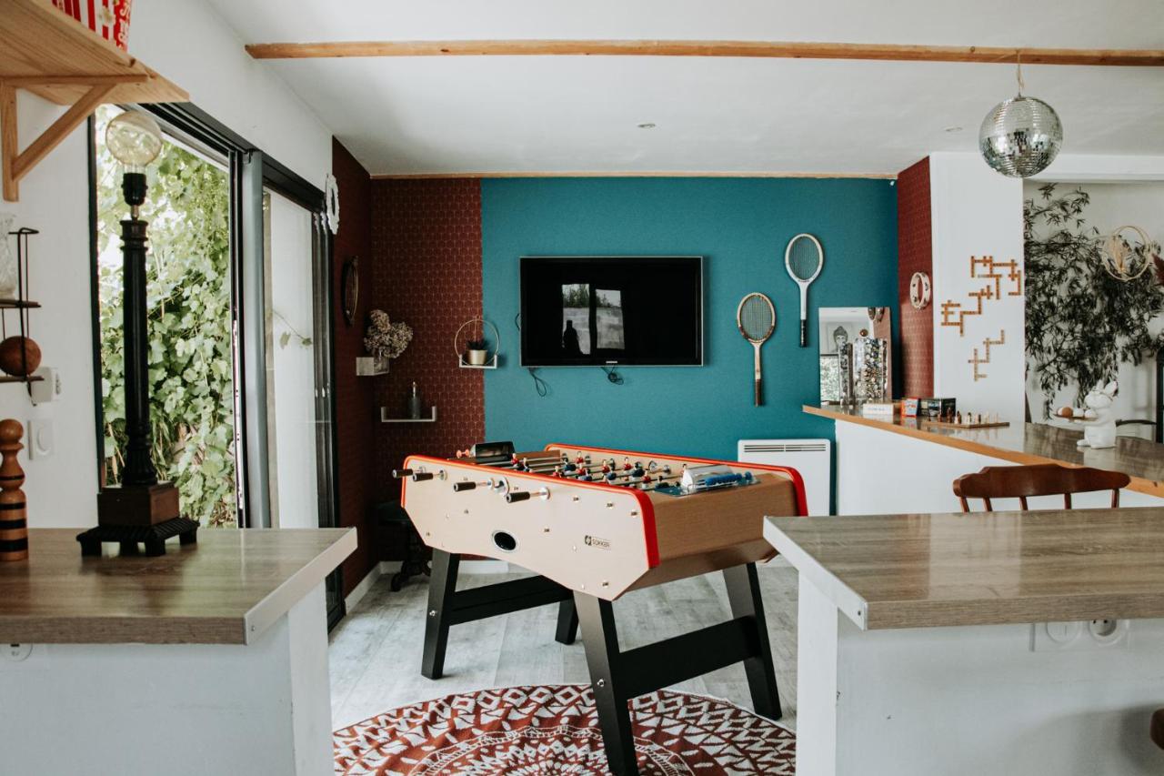 La Villa O Bois - Billard & Baby-Foot - Face A La Foret Semeac Exterior photo